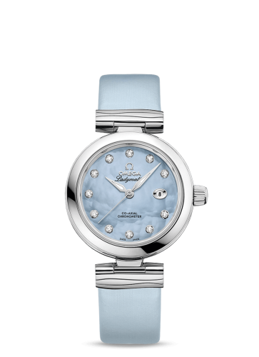 Omega LadyMatic Co-Axial 34 Stainless Steel / Blue MOP